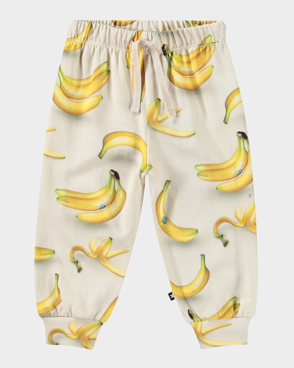 Boy's Simeon Banana-Print Joggers, Size 6M-